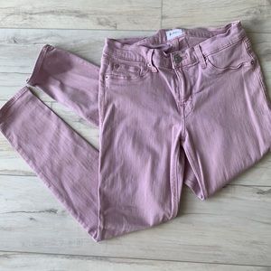 Hudson 28 dusty rose Krista super skinny jeans